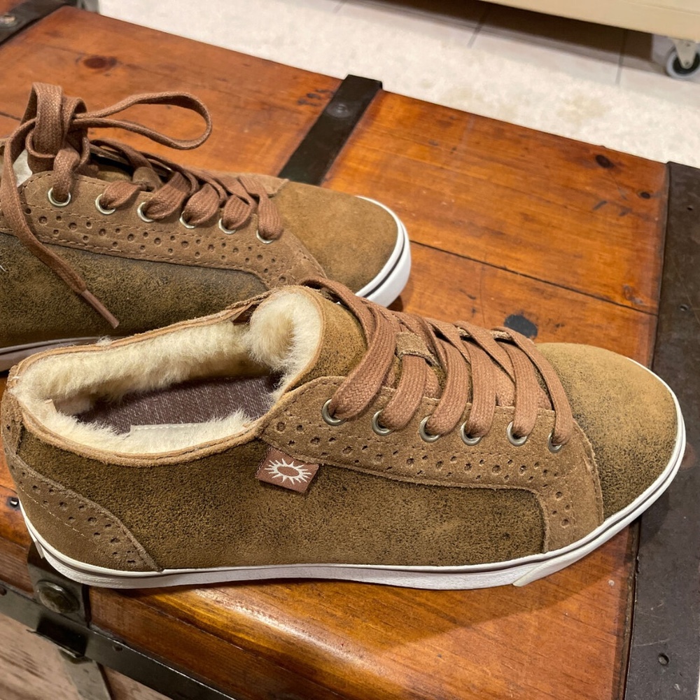 UGG ROXFORD BOMBER CHESTNUT TWINFACE MENS SNEAKERS